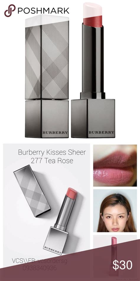 burberry kisses sheer tea rose|Burberry lip gloss.